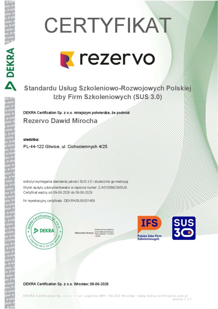 PL_certyfikat_Rezervo Dawid Mirocha